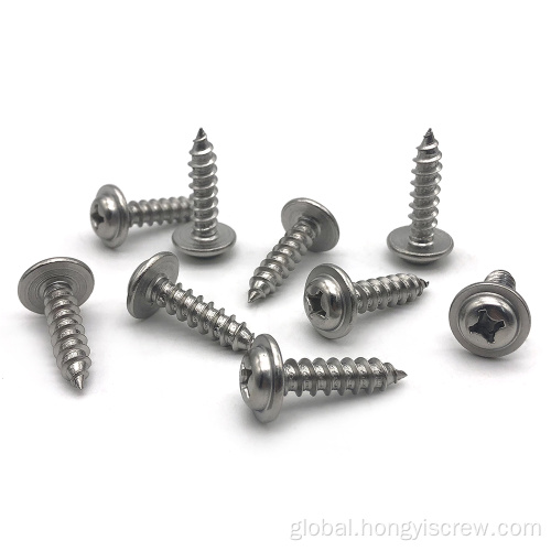 Cross Self Tapping Screws Round Washer Head Phillips Flat Tail Self-tapping Screw Manufactory